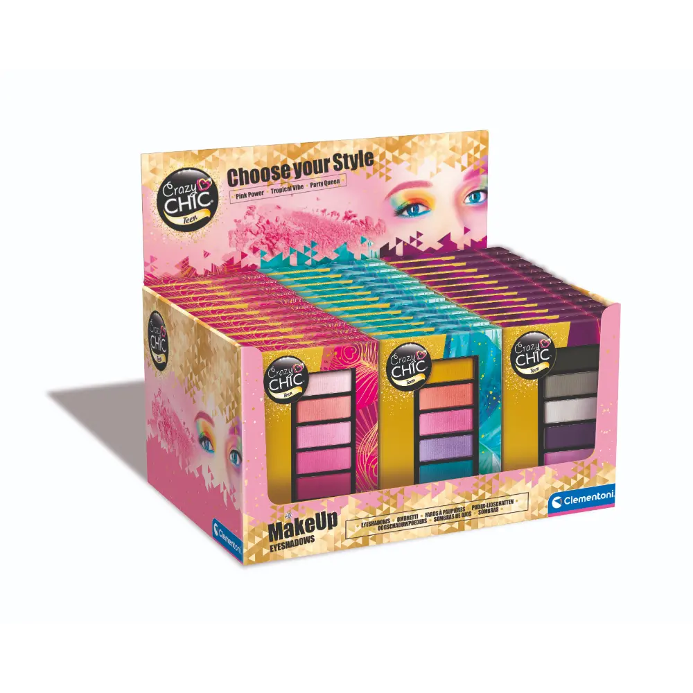 Clementoni Crazy Chic Make Up Eyeshadows