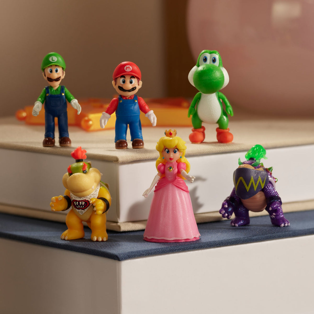 The Super Mario Galaxy Movie 4cm Mini Basic Action Figure Set Assortment