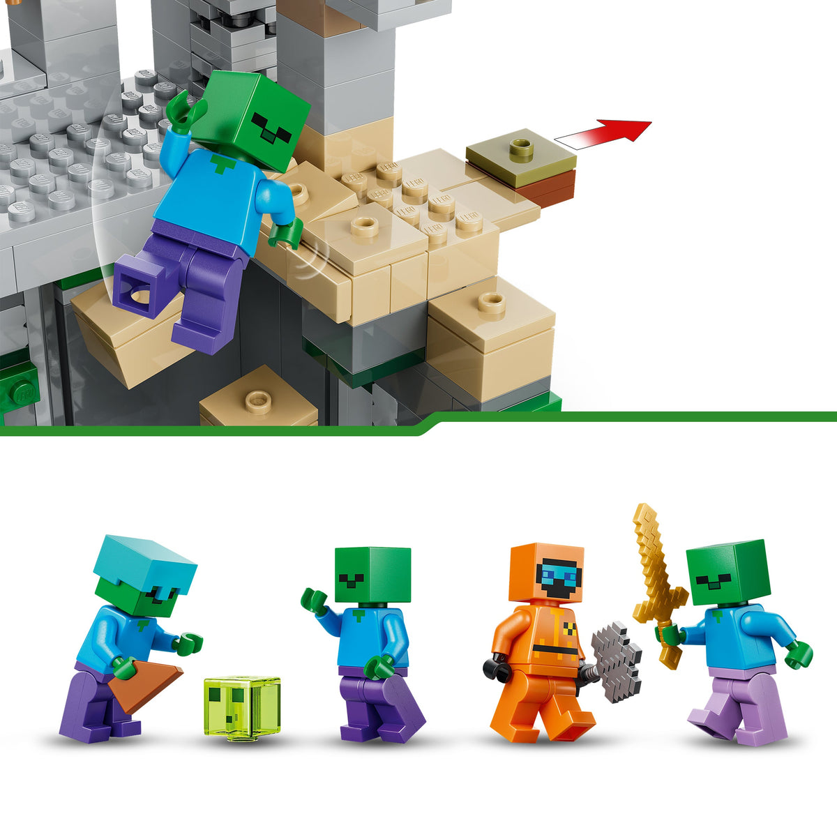 Lego Minecraft Zombie Dungeon