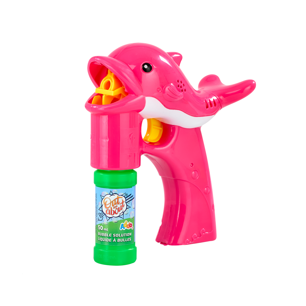 Addo Out and About Musical Bubble Blaster - Motorized Light-Up Bubble Blower with Sound - Sold per piece
