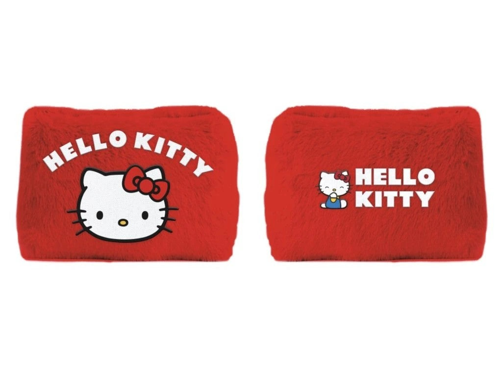 Hello Kitty Character Plush Pencil Case with Zip Closure