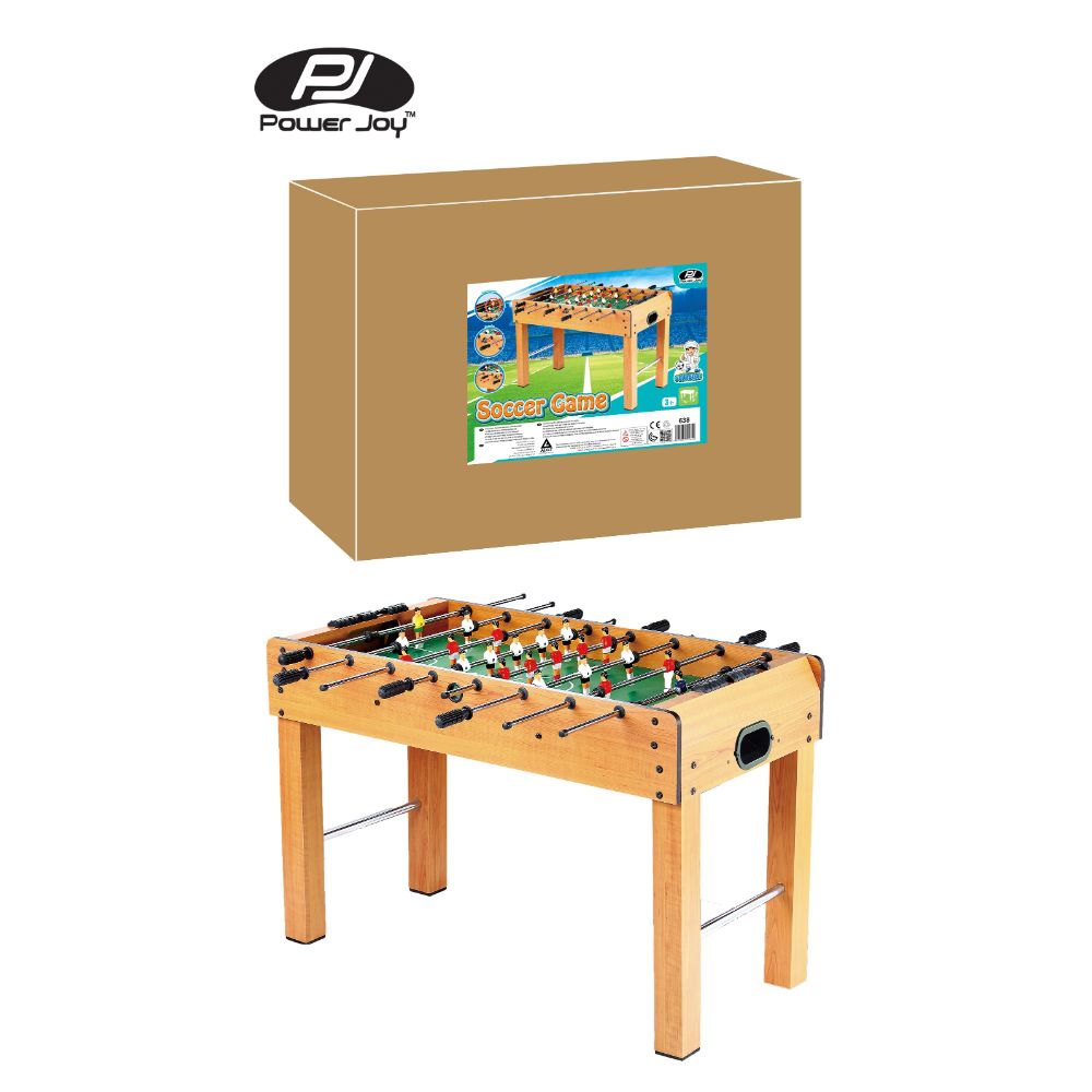 Power Joy Goal-Goal Soccer Game 121 x 61 x 80.5 cm Indoor Football Table Game for Kids & Family