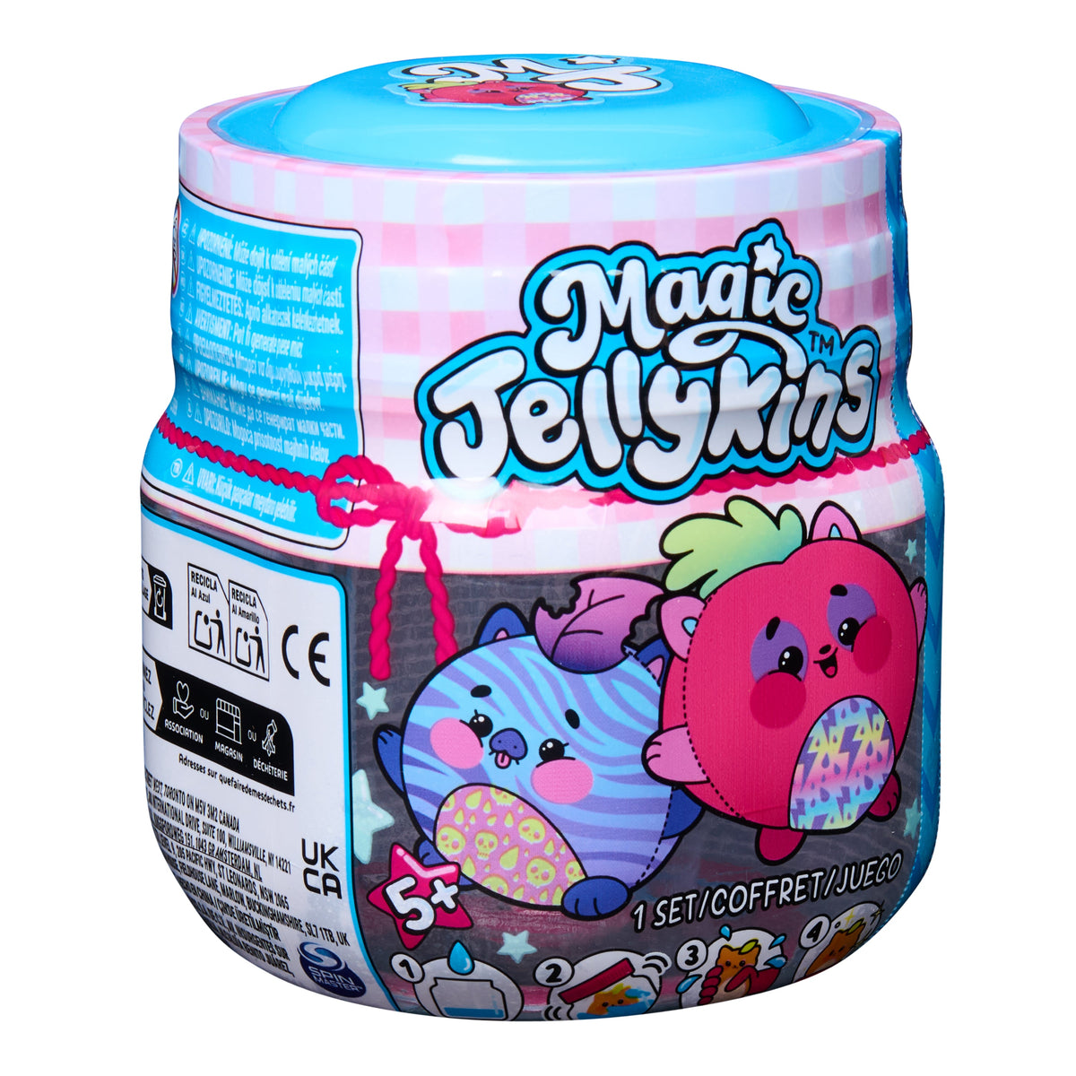 Magic Jellykins Surprise Plush Jar Water-Activated Collectible Toy for Kids 5+