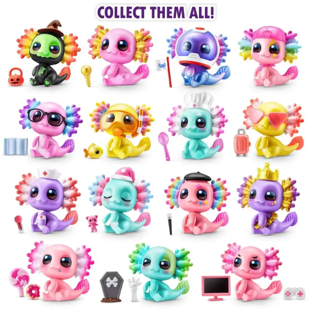 Zuru 5 Surprise Mini Brands! A-Lot-A Axolotls Series 1 Mystery Pack