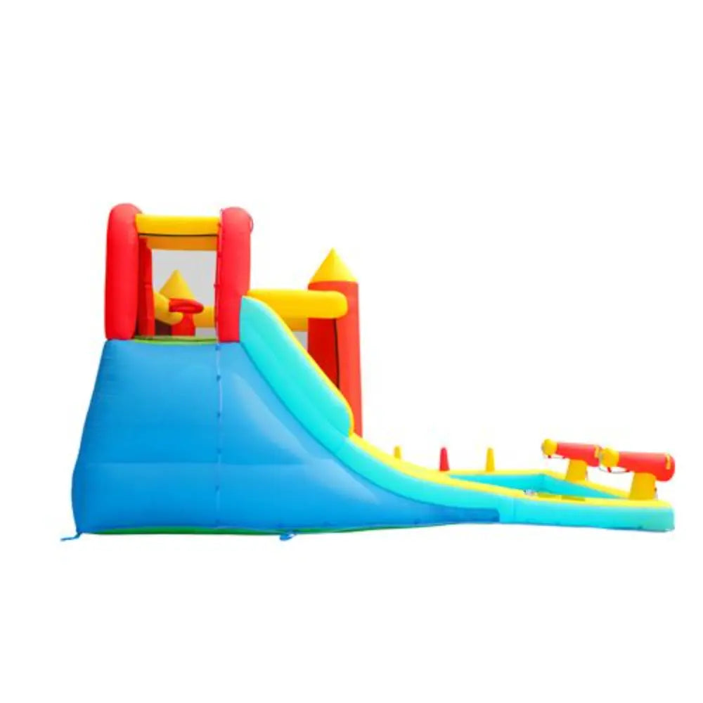 Happy Hop Jump & Splash Double Blaster Inflatable Water Slide for Kids - 400x300x220cm