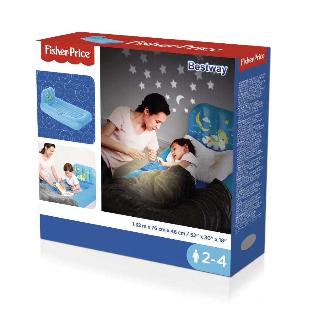Bestway Airbed Fisher Price Dream Blue 132x76x46cm