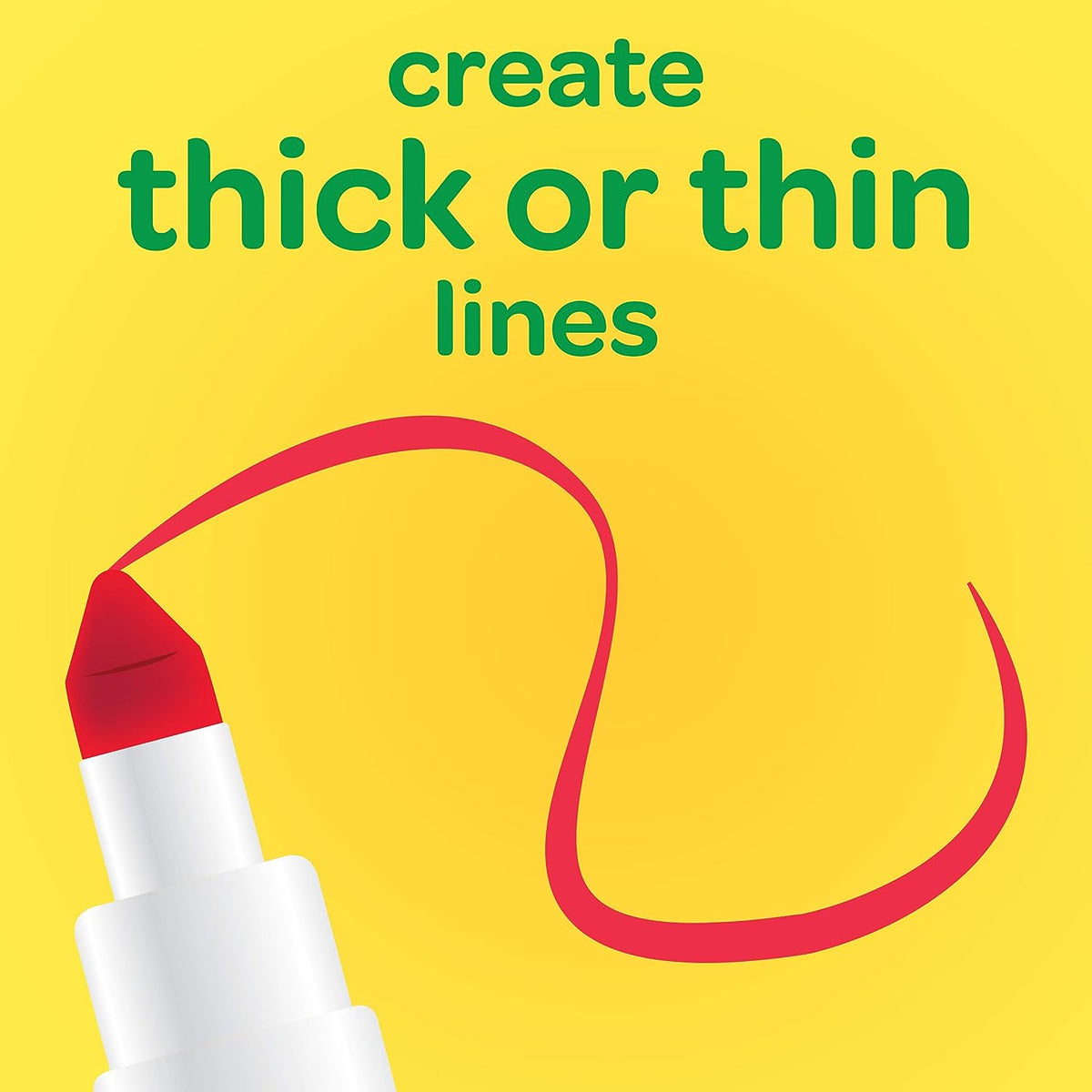 Crayola SuperTips Fine & Broad Tip Washable Markers 50-pieces