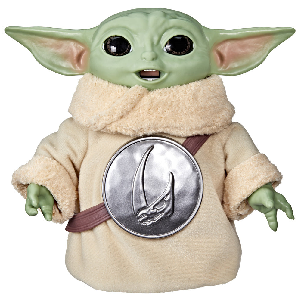 Star Wars Snackin' Grogu Action Figure 6.5-Inch Toy with 6 Pretend Snacks