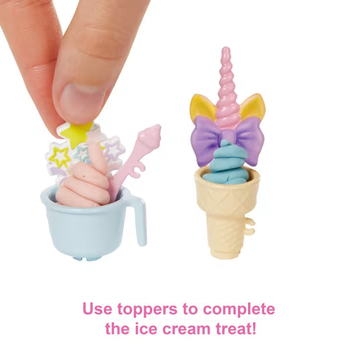 Barbie Ice Cream Shop Playset with Fashion Doll & Accessories