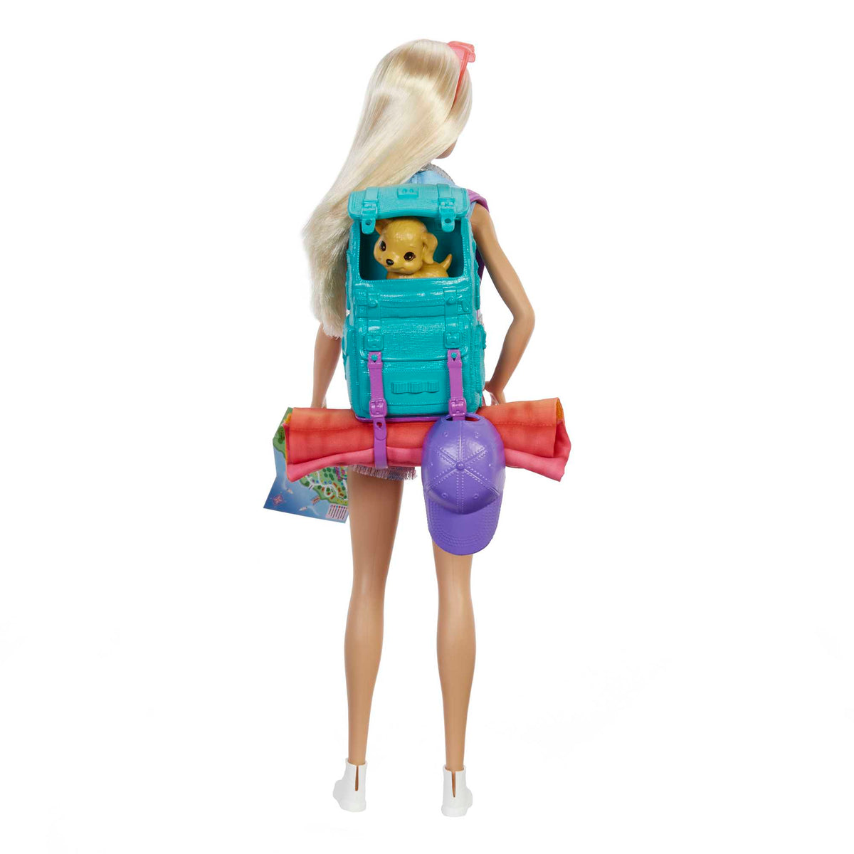 Barbie Malibu Camping Fashion Doll with Puppy & Camping Accessories