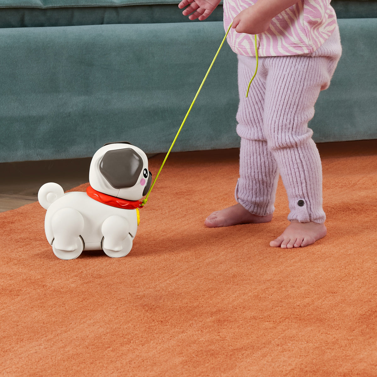 Fisher-Price Pets Walk the Pug Baby Activity Toy