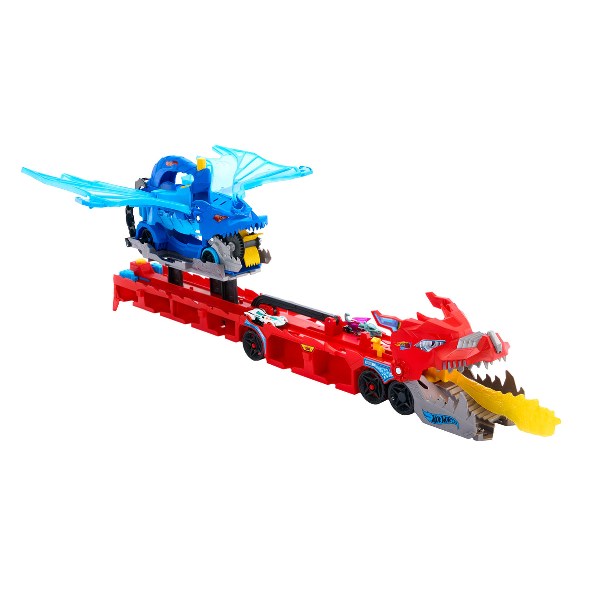 Hot Wheels City Ultimate Dual Dragon Transporter Playset