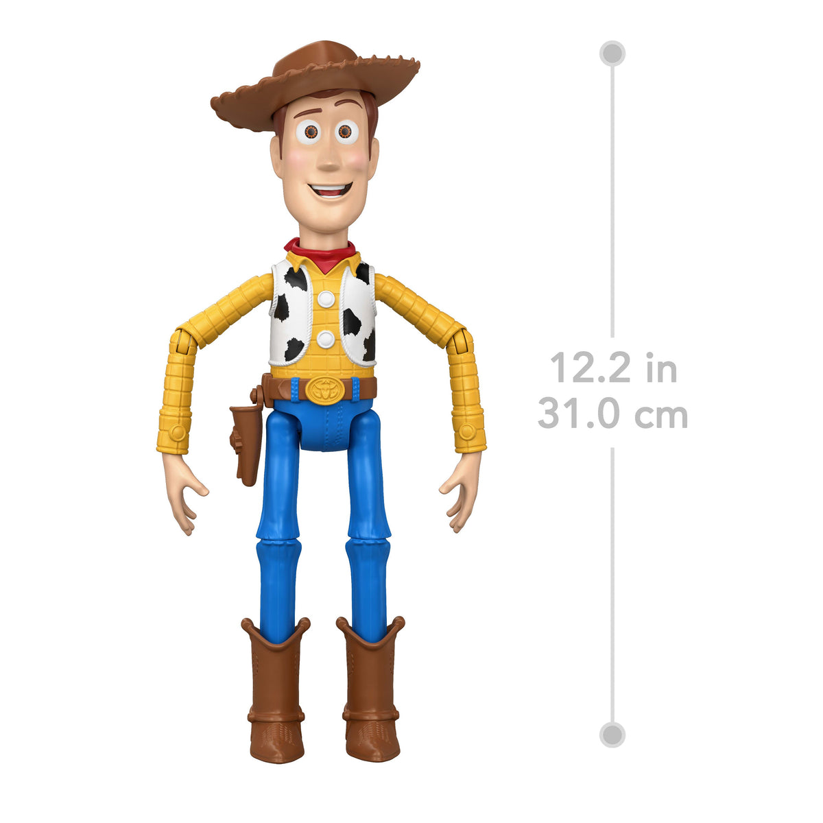 Disney Pixar Toy Story 5 Running Woody Feature 12 Inch Action Figure