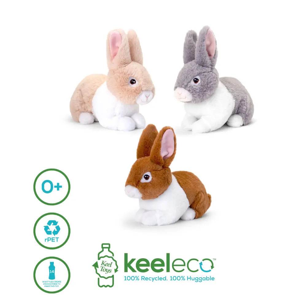 Keeleco Bunnies 25cm Assortment - Sold per piece