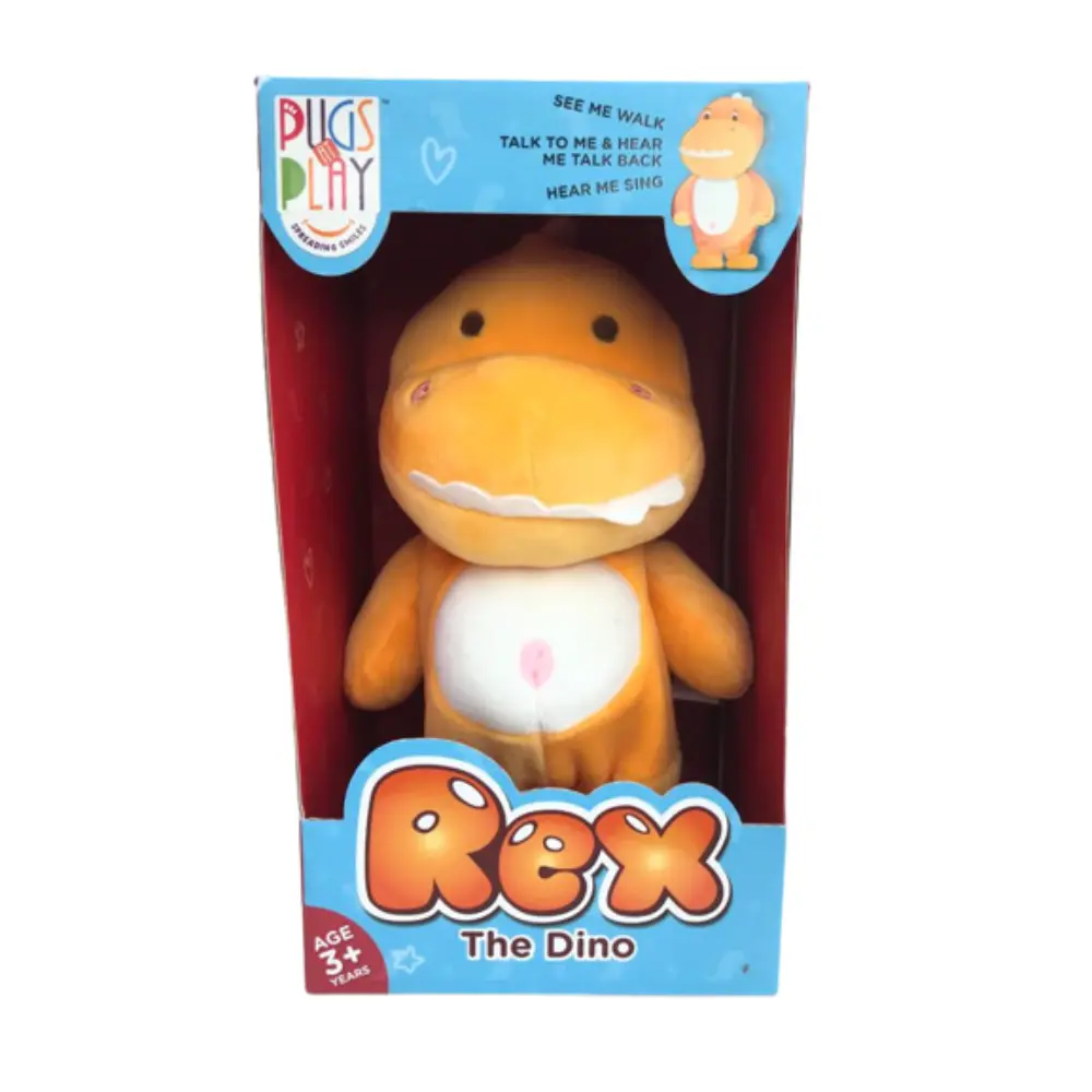 Pugs At Play Walking & Talking Rex 9 - Inches Battery-Operated