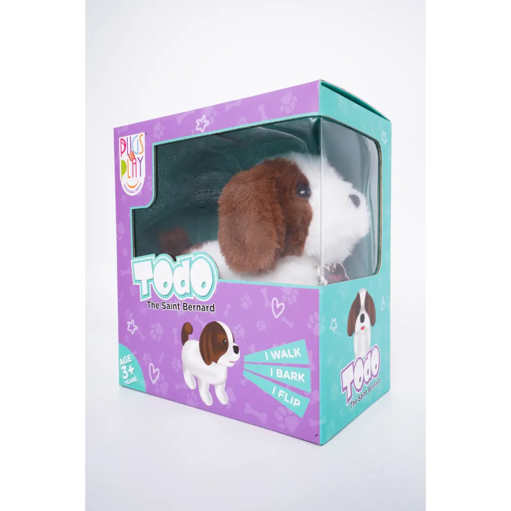 Pugs At Play Flipping Todo Battery-Operated
