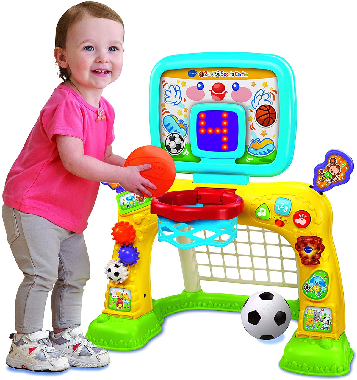 VTech 2-in-1 Sports Centre Football & Basketball Learning Toy