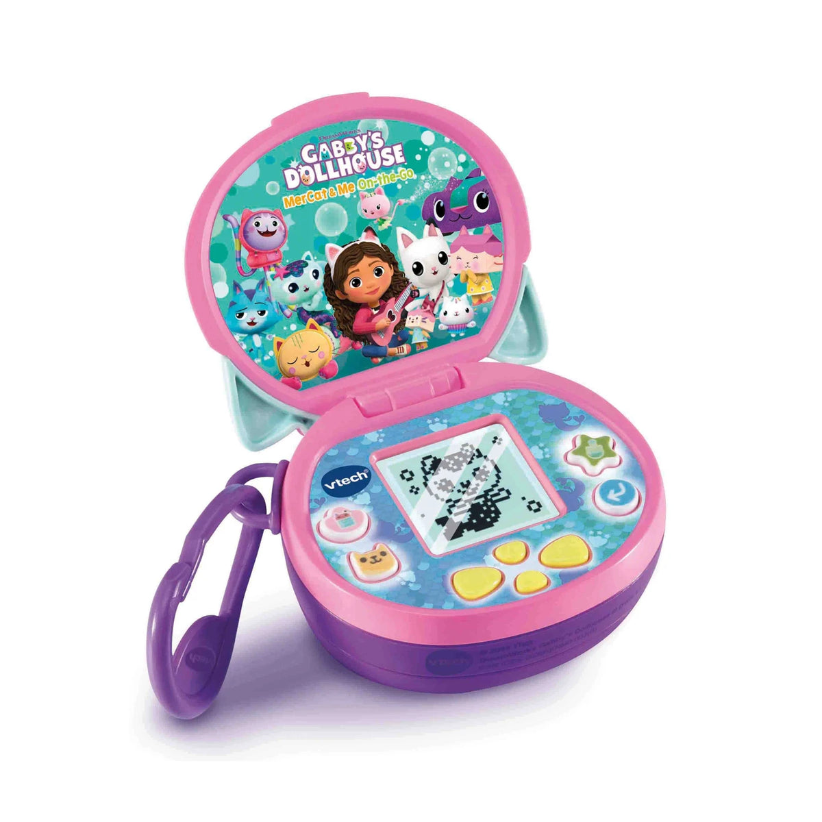 VTech Gabby's Dollhouse MerCat Portable Interactive Learning Toy for Kids
