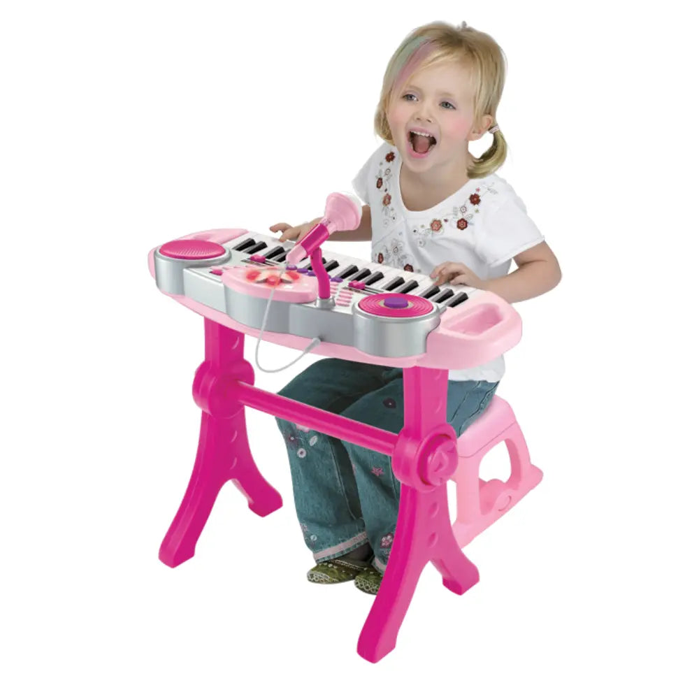 Winfun Keyboard Rock Star Set Pink Battery-Operated