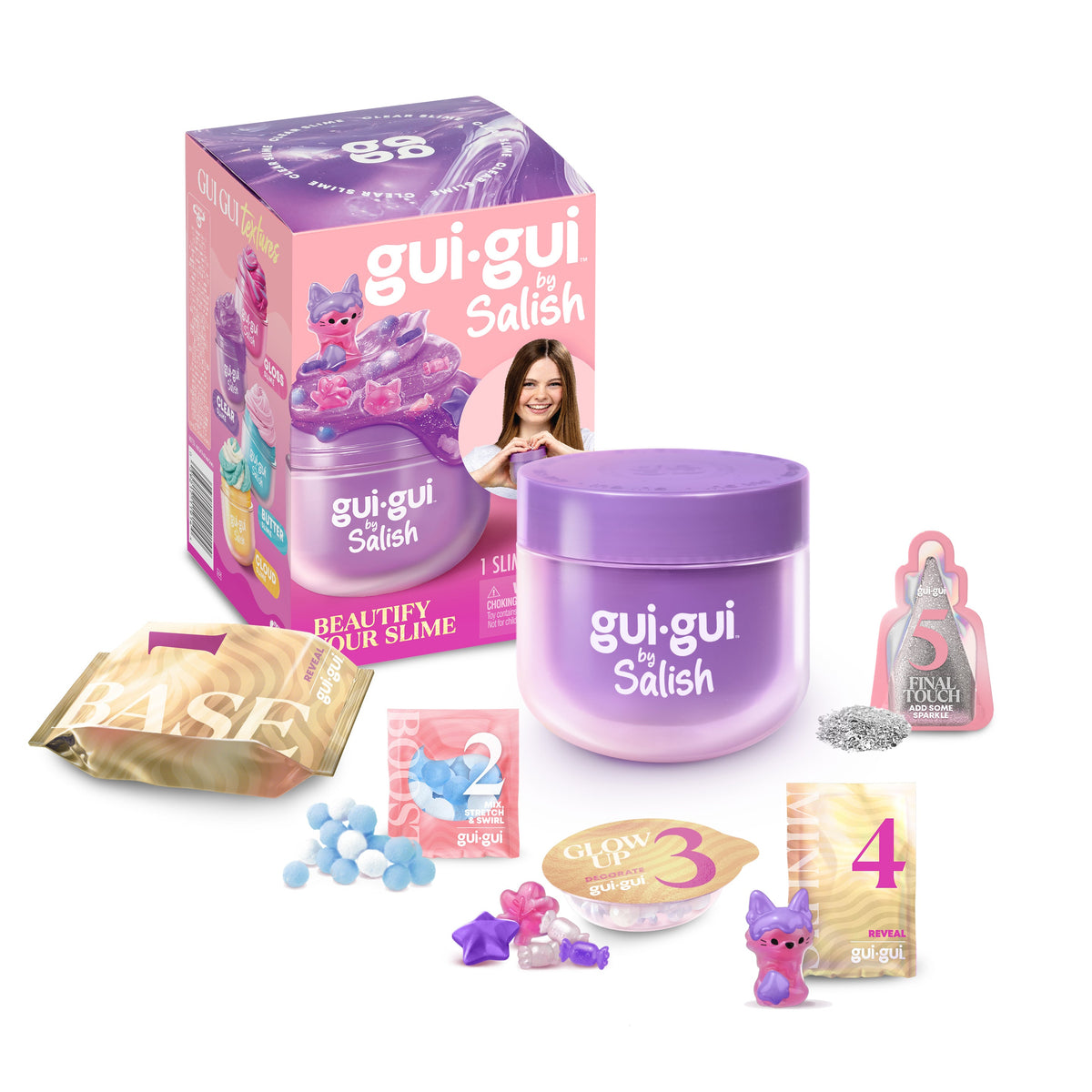 Gui Gui Slime Salish Single Pack Assorted Colors (Random selection)