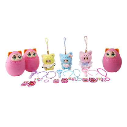 JollyPop Kitten SuperPop S1 Battery-Operated Interactive Plush Toy with Accessories