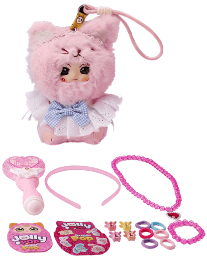 JollyPop Kitten SuperPop S1 Battery-Operated Interactive Plush Toy with Accessories