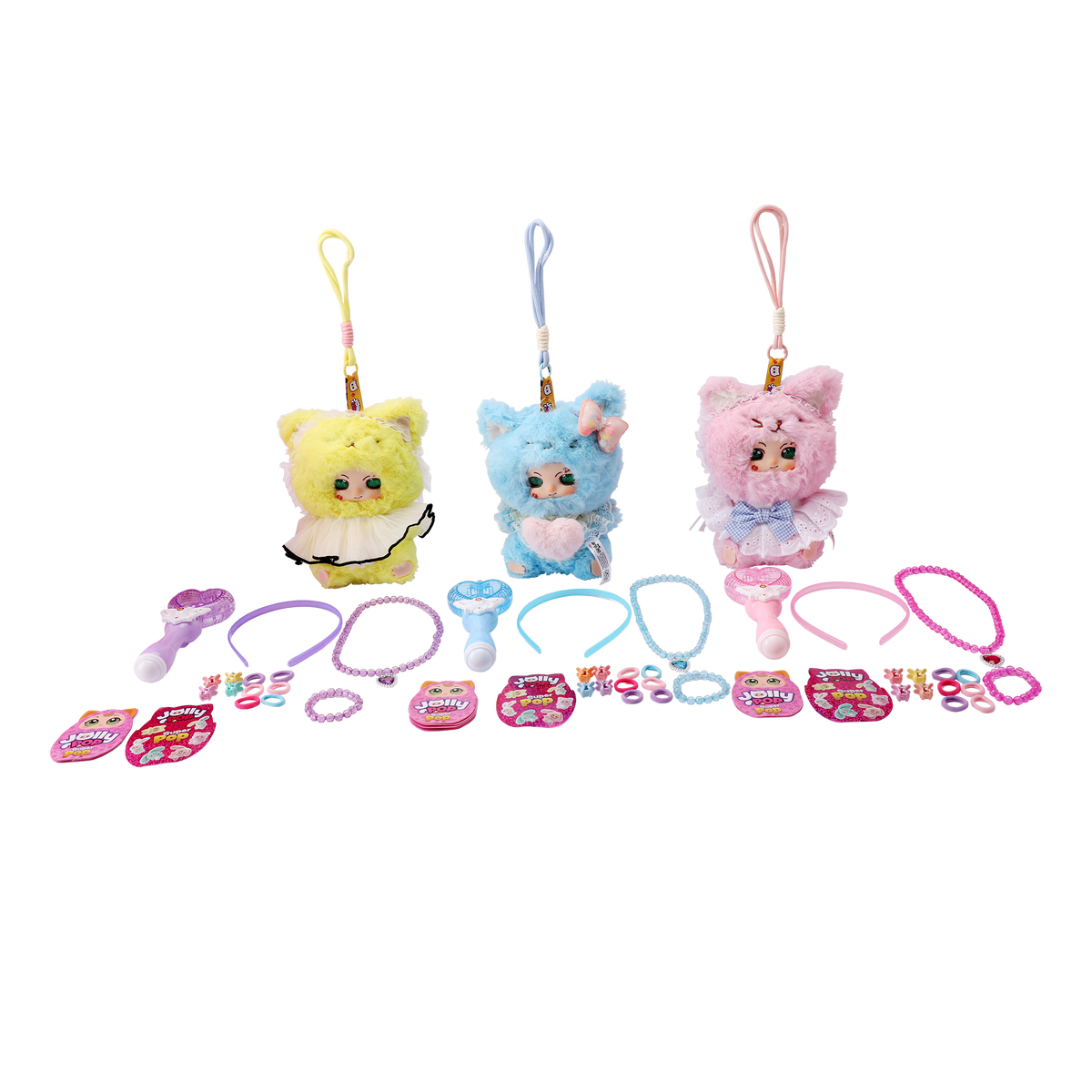 JollyPop Kitten SuperPop S1 Battery-Operated Interactive Plush Toy with Accessories