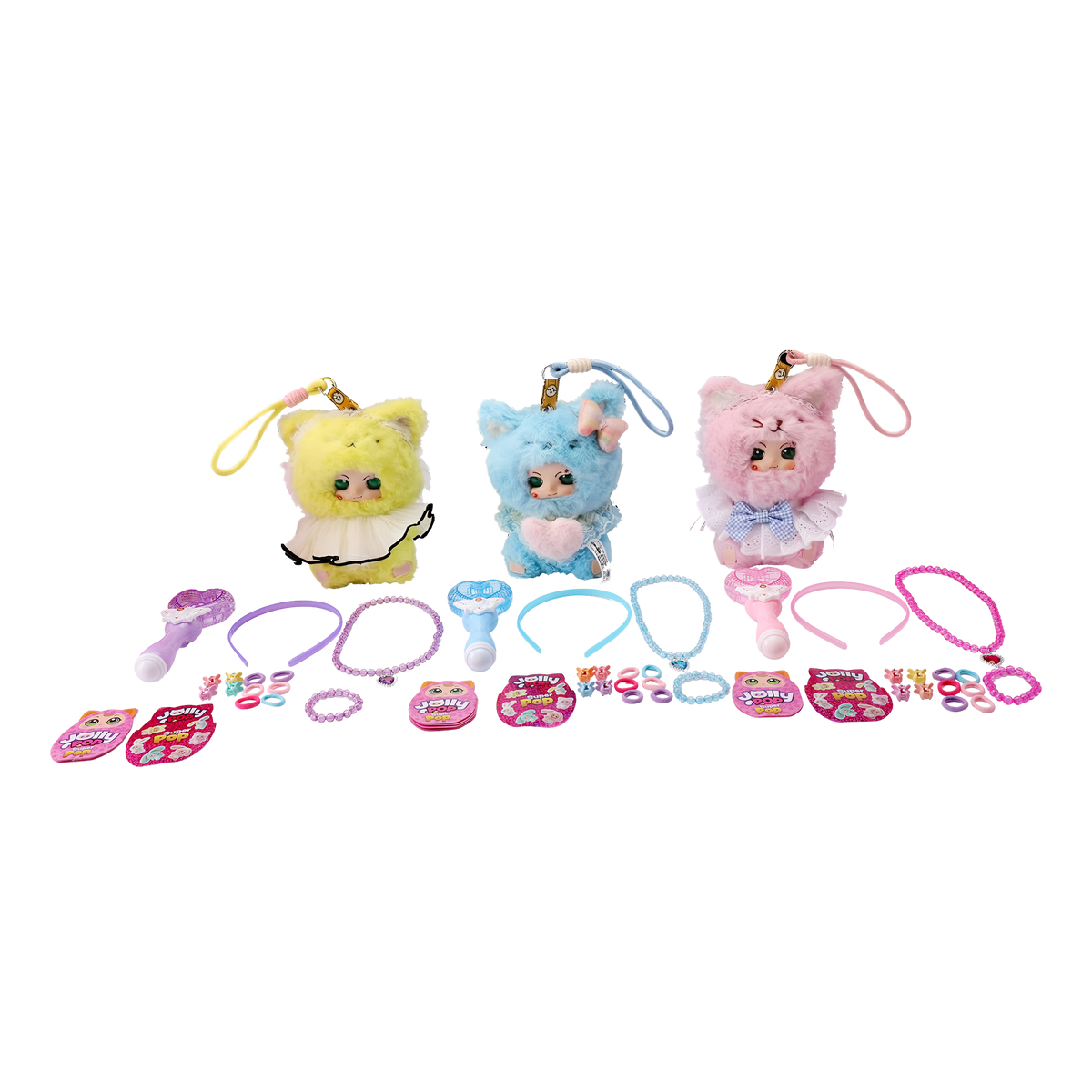 JollyPop Kitten SuperPop S1 Battery-Operated Interactive Plush Toy with Accessories