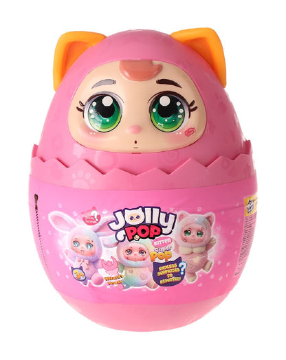 JollyPop Kitten SuperPop S1 Battery-Operated Interactive Plush Toy with Accessories