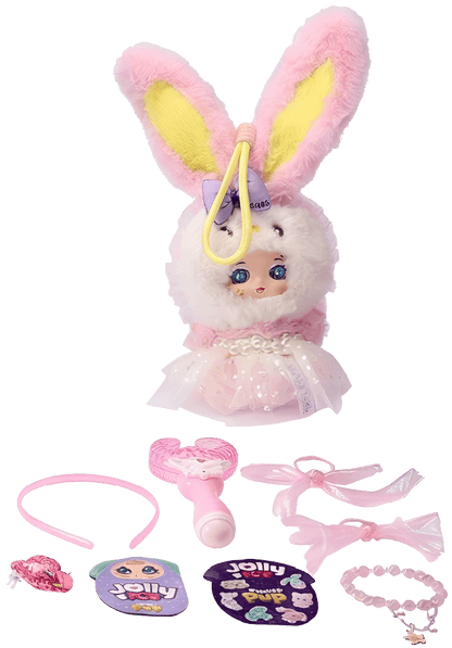 JollyPop Bunny SuperPop S1 Battery-Operated Interactive Plush Toy with Accessories