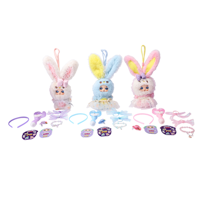 JollyPop Bunny SuperPop S1 Battery-Operated Interactive Plush Toy with Accessories
