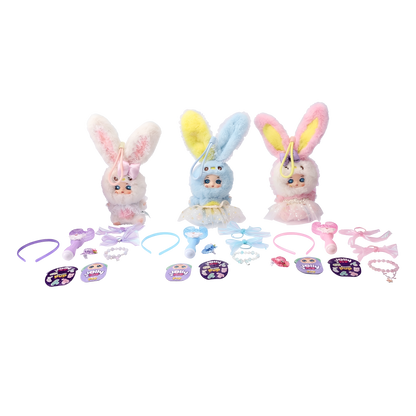 JollyPop Bunny SuperPop S1 Battery-Operated Interactive Plush Toy with Accessories