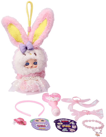 JollyPop Bunny SuperPop S1 Battery-Operated Interactive Plush Toy with Accessories