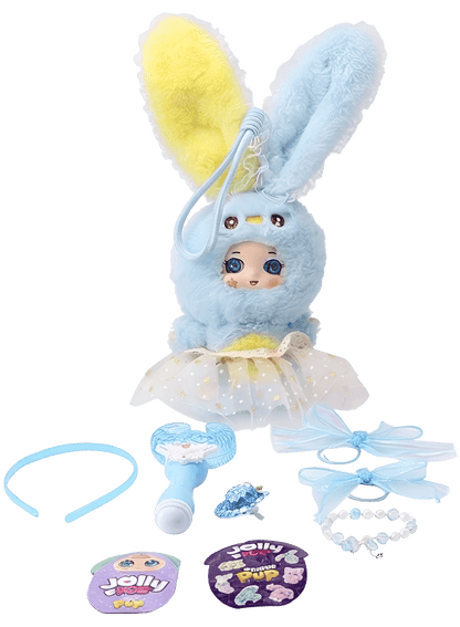 JollyPop Bunny SuperPop S1 Battery-Operated Interactive Plush Toy with Accessories