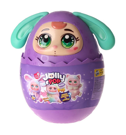 JollyPop Bunny SuperPop S1 Battery-Operated Interactive Plush Toy with Accessories