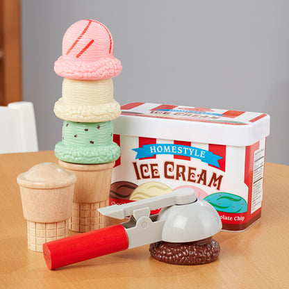 Melissa & Doug Pretend Play Ice Cream Cone Set for Kids