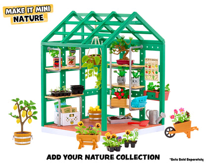 Miniverse Spaces Starter Pack Greenhouse Collectible Playset for Kids
