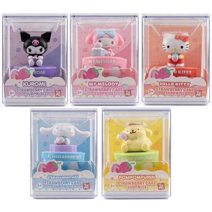 Hello Kitty Strawberry Cake Surprise Assortment 1-piece