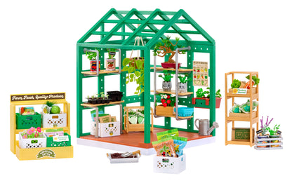Miniverse Spaces Starter Pack Greenhouse Collectible Playset for Kids