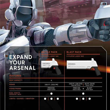 Lasertag Handtank Blaster Battery-Operated