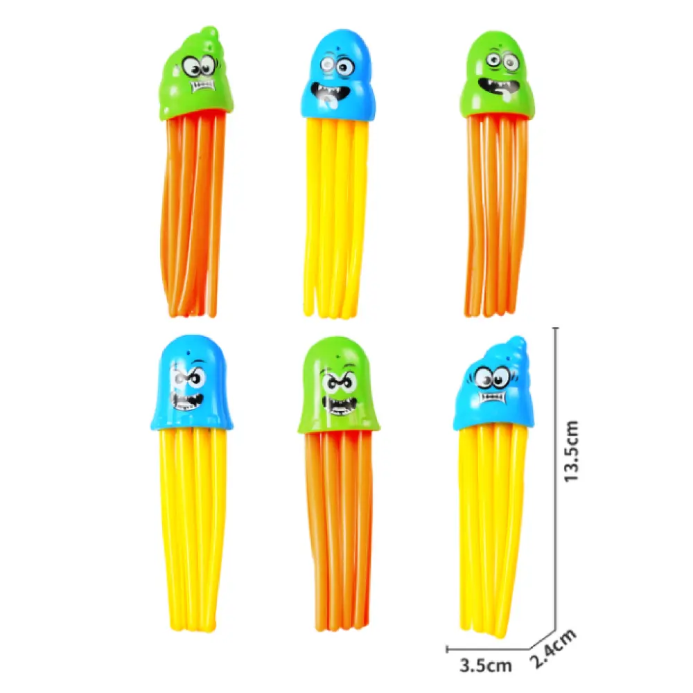 DIVING SPEEDY SQUID TOYS 6-Piece