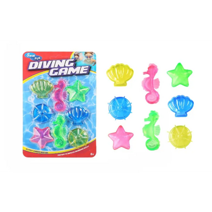 Diving Marine Toys 8-Piece