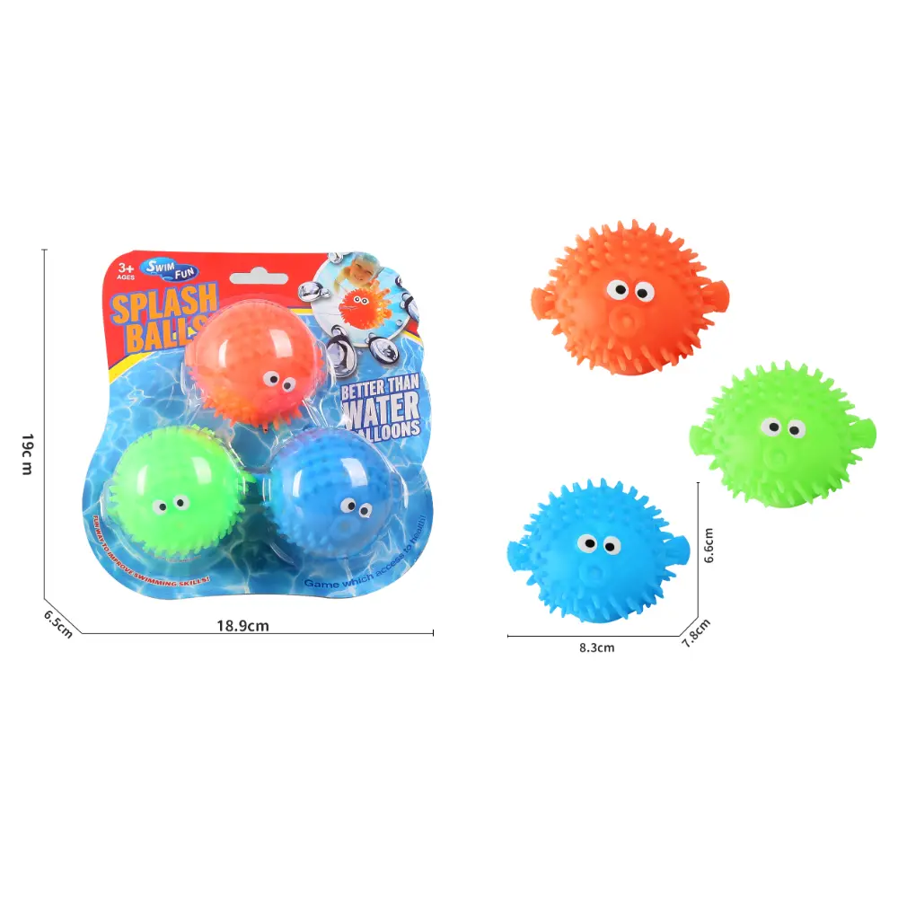 Diving Puffer Fish Toys 3 - Pieces