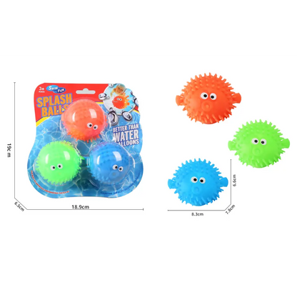 Diving Puffer Fish Toys 3 - Pieces