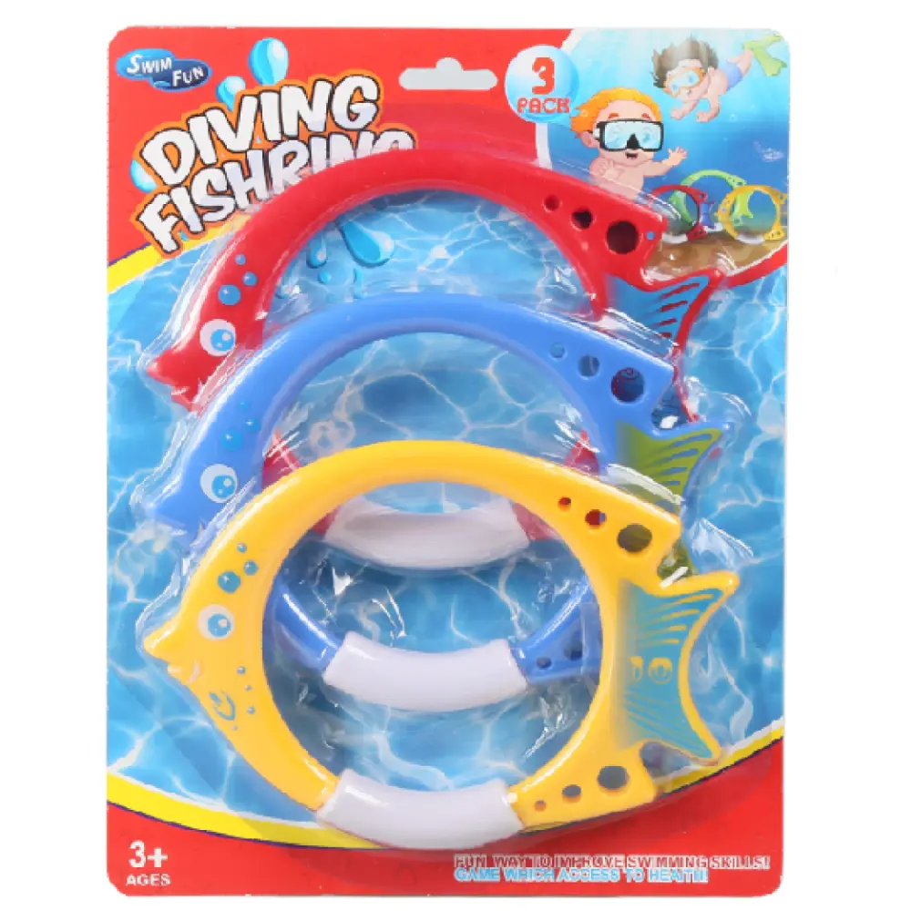 Diving Fish Ring Toys 3-Piece