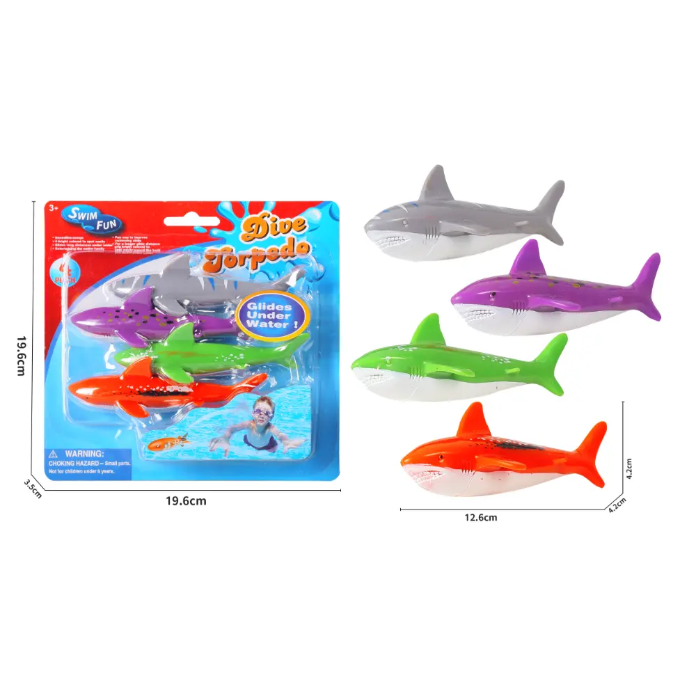 Diving Torpedo Toys 4-Piece