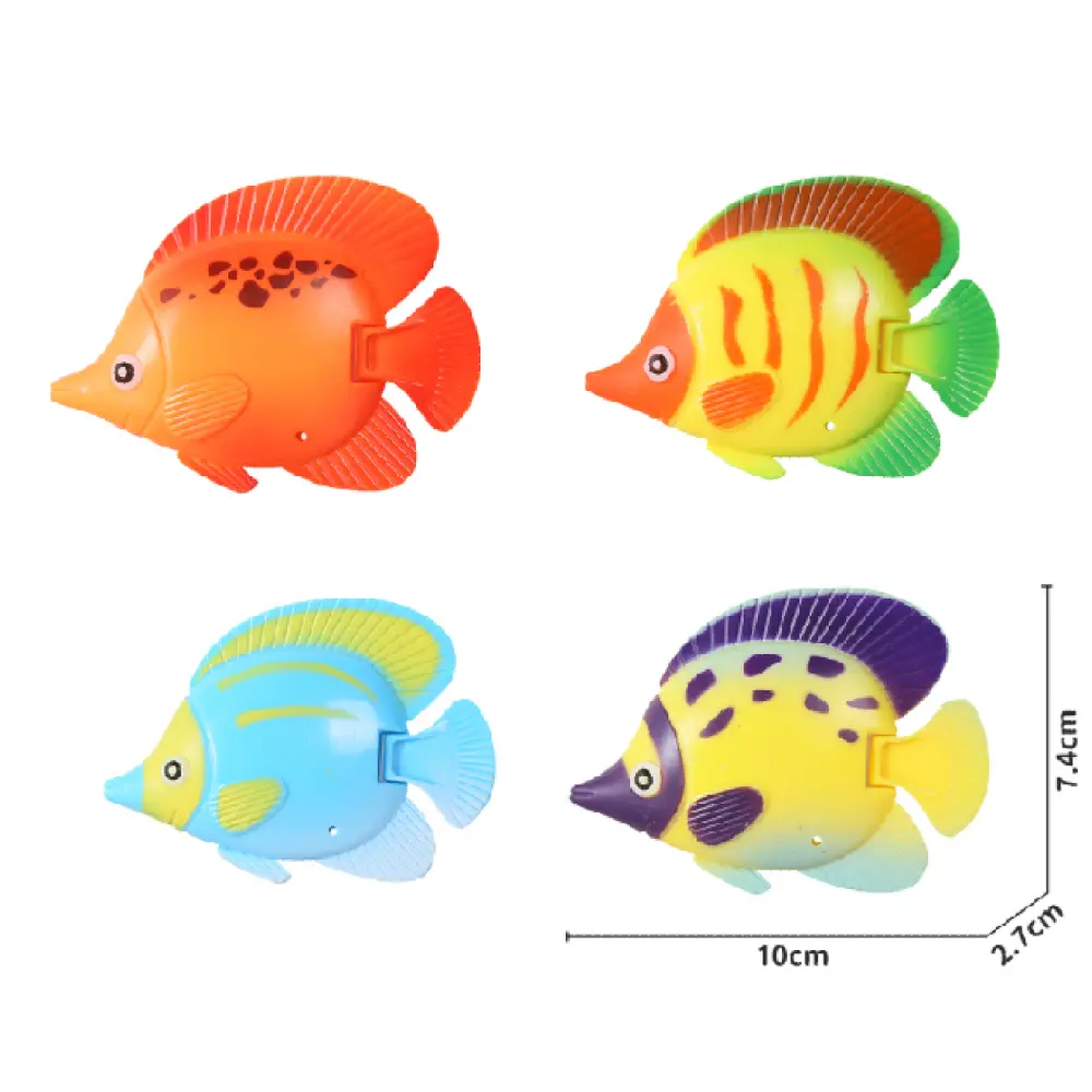 Diving Regal Fish Toys 4-Piece Set