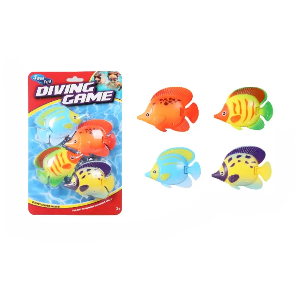 Diving Regal Fish Toys 4-Piece Set