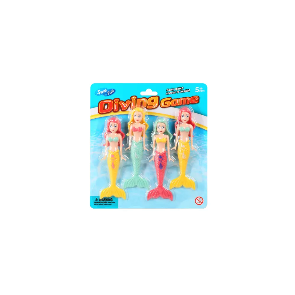 Diving Mermaid Toys 4-Piece