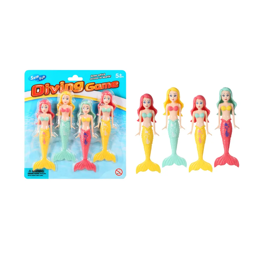 Diving Mermaid Toys 4-Piece